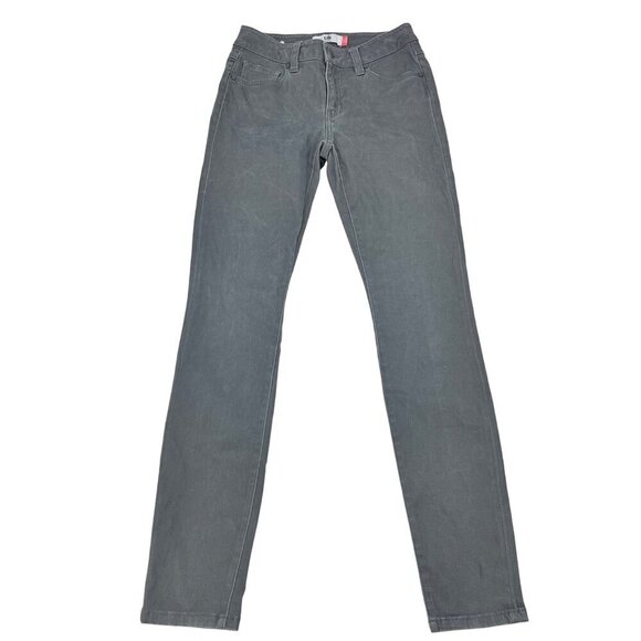 Cabi Women’s Low Rise Gray Skinny Jeans Size 2 Stretch Five Pocket - Picture 1 of 9